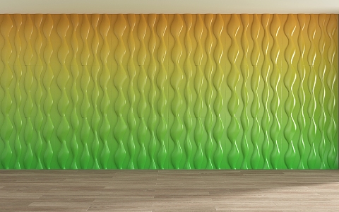 Modern background wall 3d model