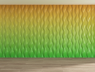 Modern background wall 3d model