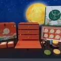 Moon Cake Gift Box Moon Cake Rabbit Mid-Autumn Festival Gift 3d model