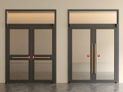 Modern KFC Door 3d model