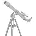 Professional Commercial Telescope Equipment With Stable Tripod Stand And Adjustable Mount