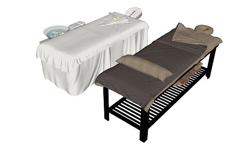 Modern massage bed 3d model