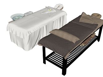 Modern massage bed 3d model