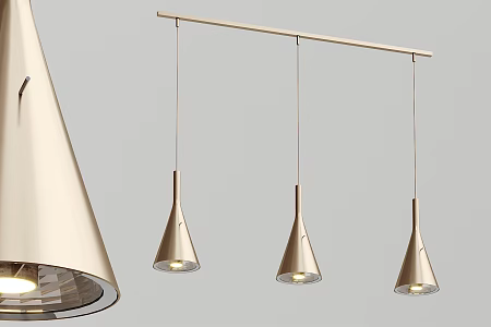 modern chandelier bar chandelier 3d model