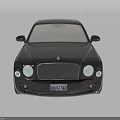 Black Luxury Sedan With Light Interior And Black Wheels Red Brake Calipers