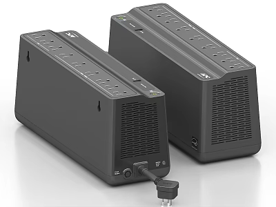 Efficient Industrial Power Distribution Units With Multiple Outlets And Ventilation Design for Reliable Power Supply 3d model