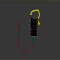 Professional Black Computer Repair Tool With Yellow Clamp And Red Probe Line