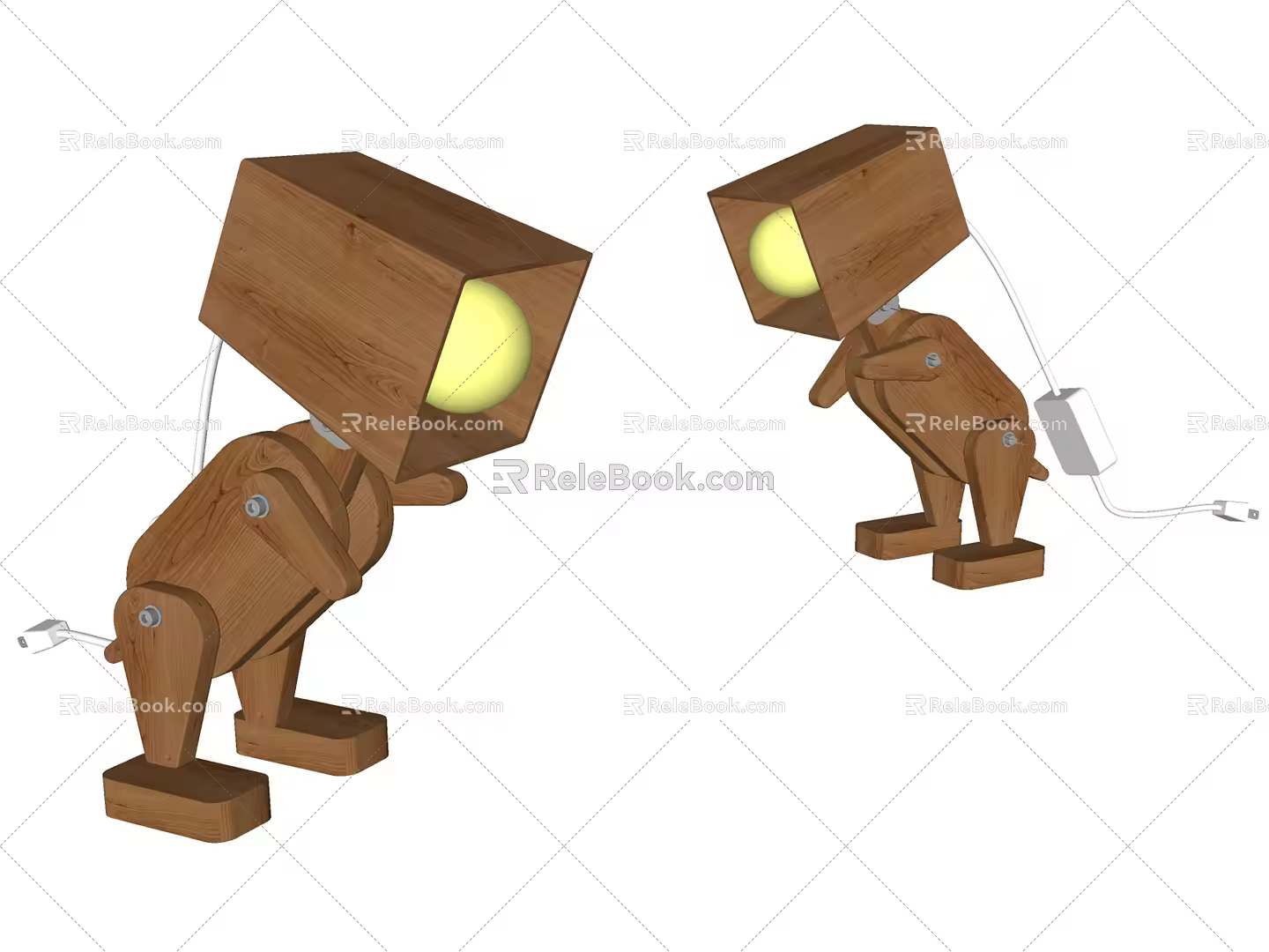 Nordic Table Lamp Puppy Style Table Lamp 3d model