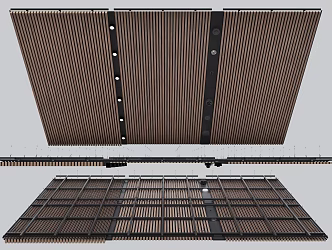 modern industrial ceiling 3d model