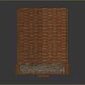 Vintage Saloon Building With Wooden Structure Red Roof Balcony Black Frame Windows And Saloon Sign