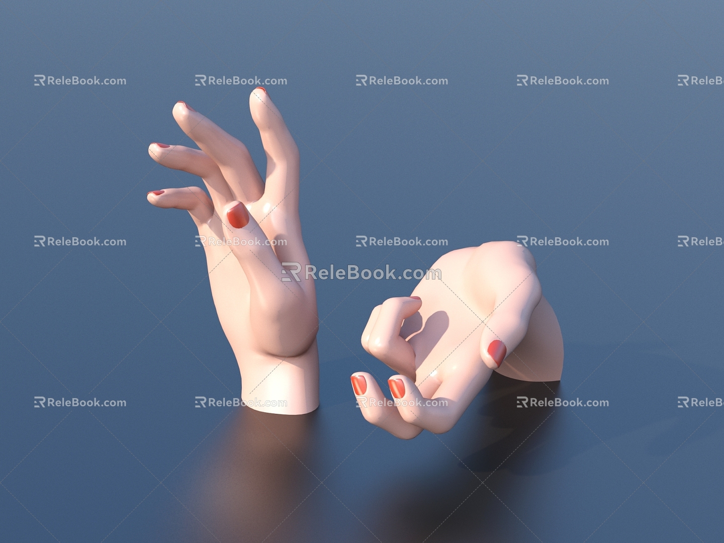 Manicure Hand Model 3d model