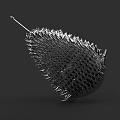 Spiked Metal Weapon With Sharp Spikes And Intricate Design Structure