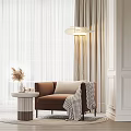 Modern single sofa 3d model