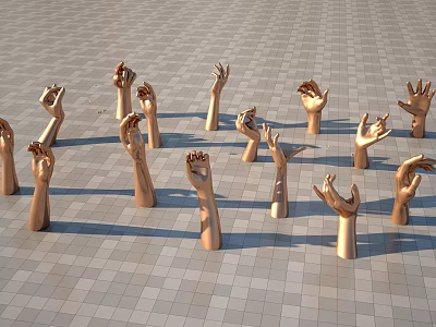 hand gesture gesture model hand posture 3d model