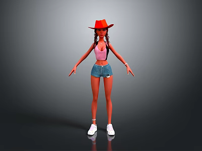 Female Character Modern Character Modern Beauty Modern Girl Modern Woman Woman Female Beauty Woman Young Girl 3d model