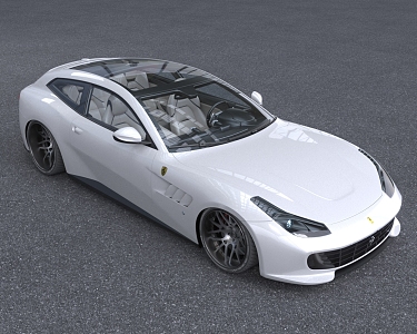 Ferrari GTC4 Supercar Luxury Car 3d model