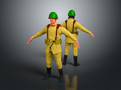 Soldiers World War II Soldiers World War II German Soldiers World War II German Soldiers Military Mercenaries model