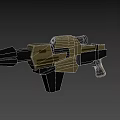 Sci-fi weapon game equipment space weapon light energy particle blasting game props 3d model