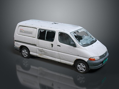 Scrap car Scrap car Scrap car Realistic 3d model