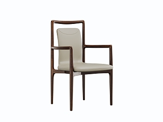 Dining Chair Tea Table Chair Leisure Chair Armchair 3d model