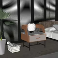 Modern bedside table 3d model