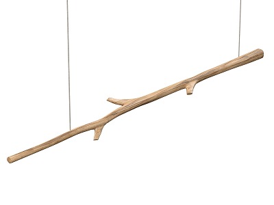 Hanging hanger clothes rail model