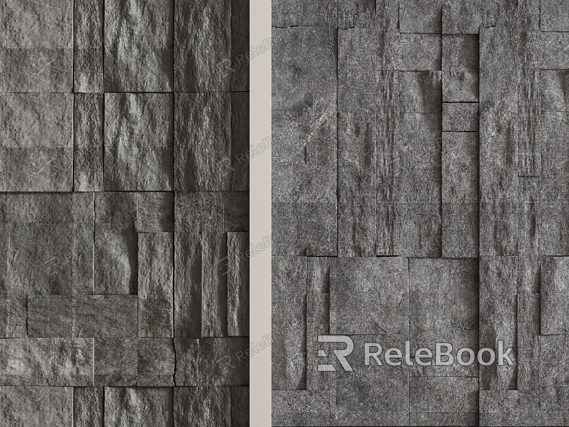 rock background wall model