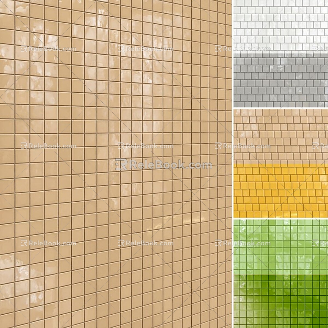 Modern Mosaic Overlay 3d model