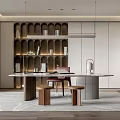 Modern study 3d model