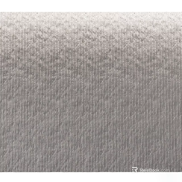Gray Textured Background Wall With Vertical Striped Pattern And Smooth Surface Finish 3d model