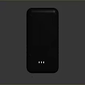 Black Portable Laptop Power Bank With Multiple Ports And LED Light