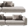 Modern Combination Sofa Multiplayer Sofa Combination 3d model