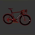 Black Pinarello Road Bicycle With Streamlined Frame And Modern Aerodynamic Design