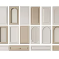 Different Types Of Wardrobe Doors Featuring Arched Glass And Flat Panel Designs