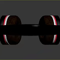 Computer Over Ear Headphones With Red Black Design And Comfortable Earpads