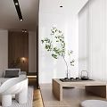 Modern Duplex Living Room Interior Design With Sofa Coffee Table Staircase And Bookshelf