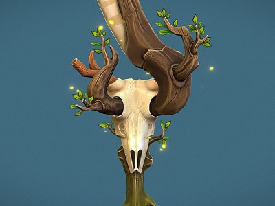 Weapon Cartoon Tree Sword 3d model