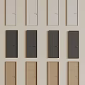 Home Interior Various Doors with Different Colors and Materials Displayed 3d model