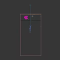 Modern Glass Swing Door With Black Frame Grid Design For Interior Room
