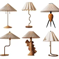 Modern table lamp medieval table lamp 3d model