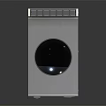 Stainless Steel Commercial Kitchen Appliance With Control Panel And Heating Knob