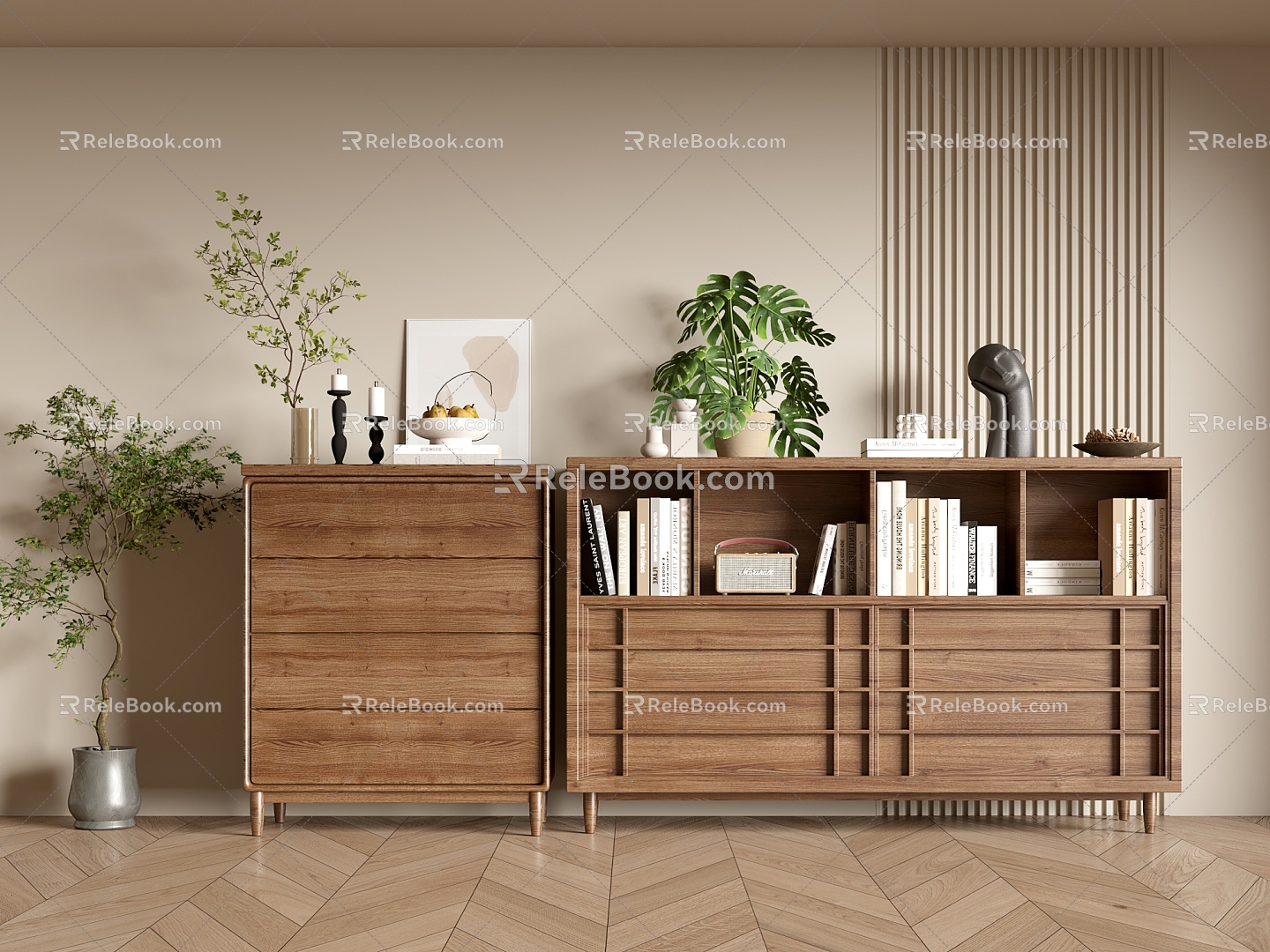 Minimale Style Cabinet Whole Cabinet Sideboard Cabinet Balcony Cabinet Locker Entrance Cabinet 3d model