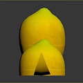 Fresh Lemons Displayed As Whole Half Sliced And Small With Reflections On Gray Surface