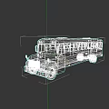Yellow School Bus Exterior Design With Stop Sign Lights And Windows