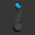 Cold Weapon Hammer Game Weapon Military Weapon Realistic 3d model