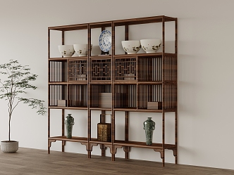 Antique Shelf 3d model