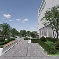 architectural landscape 3d model