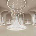 Modern Bridal Shop 3d model