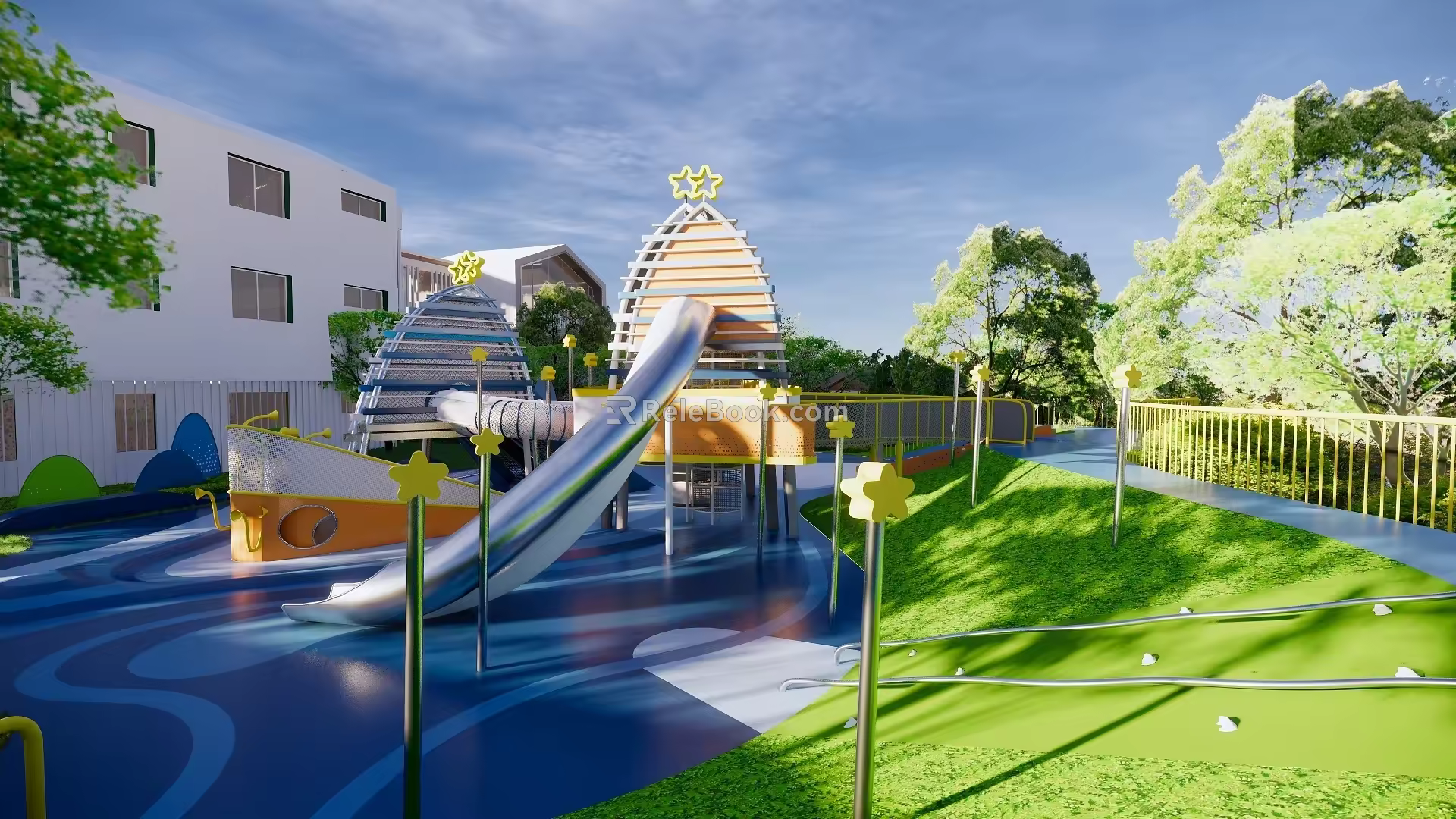 Children's play area SU model 3d model