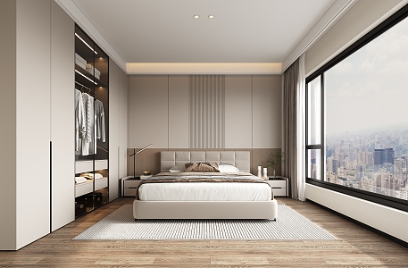 Modern Bedroom 3d model